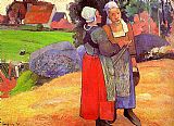 Two Breton Peasants on the Road